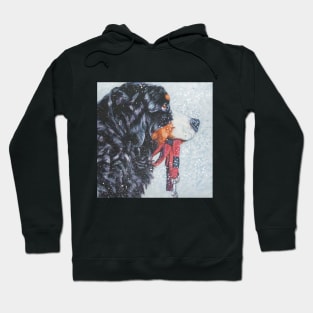 Bernese Mountain Dog Fine Art Painting Hoodie